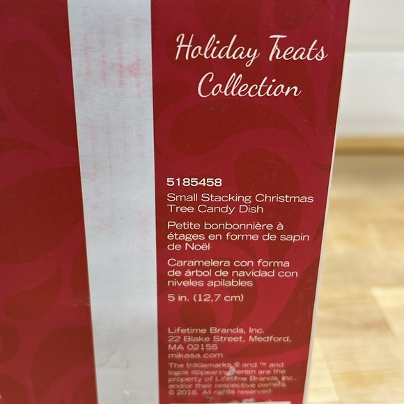 Mikasa, Small Stacking Christmas Tree Candy Dish. - Picture 9 of 9